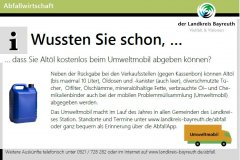 Abfallwirtschaft_Wussten Sie schon? Kostenlöse Altölentsorgung