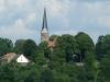 Blick zur Kirche von W